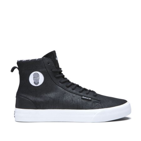 Supra Belmont High Svart Høye Sneakers Dame [NO-5-S053]